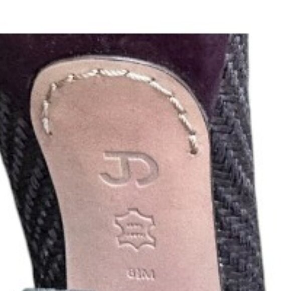 Joan & David Basketweave 'Daralynn' Platform Stiletto - Size 8.5 - Picture 6 of 7